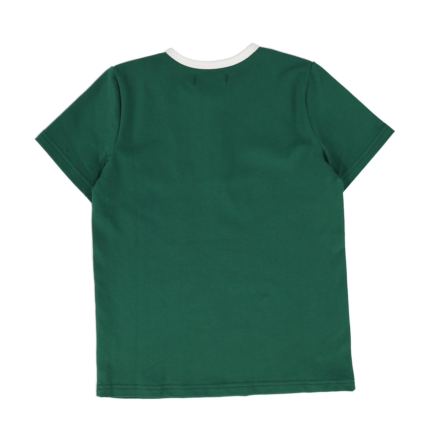 BACE COLLECTION GREEN PIQUE VARSITY SS TEE [FINAL SALE]