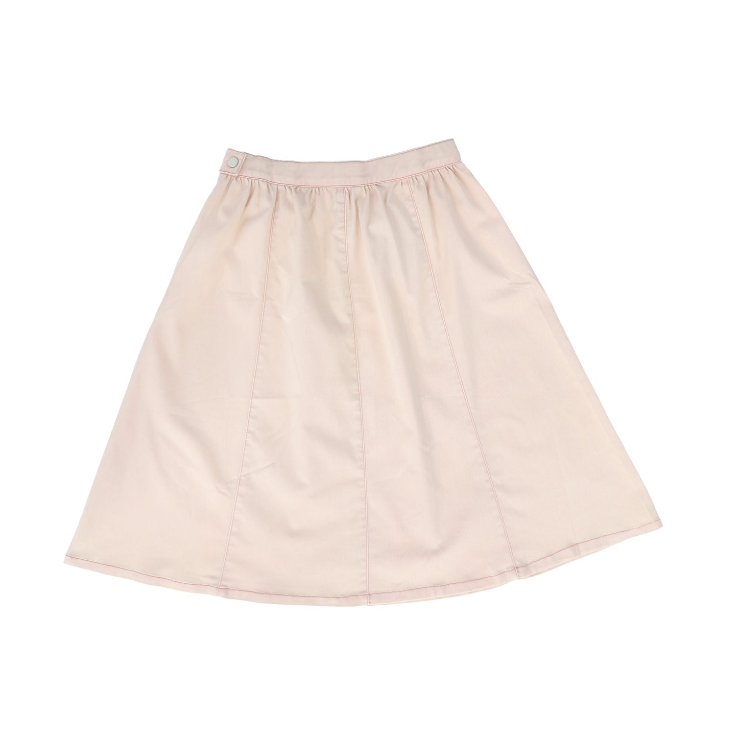 BAMBOO PINK DENIM PANEL SKIRT [FINAL SALE]