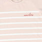 BAMBOO PINK STRIPED SS TEE
