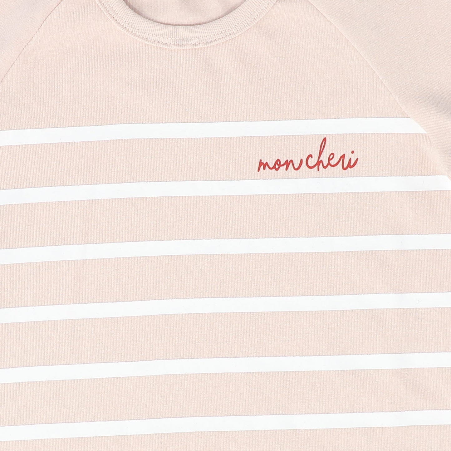 BAMBOO PINK STRIPED SS TEE