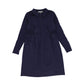 BACE COLLECTION NAVY PIQUE VARSITY DRESS [FINAL SALE]