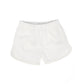 BACE COLLECTION WHITE LINEN SHORTS