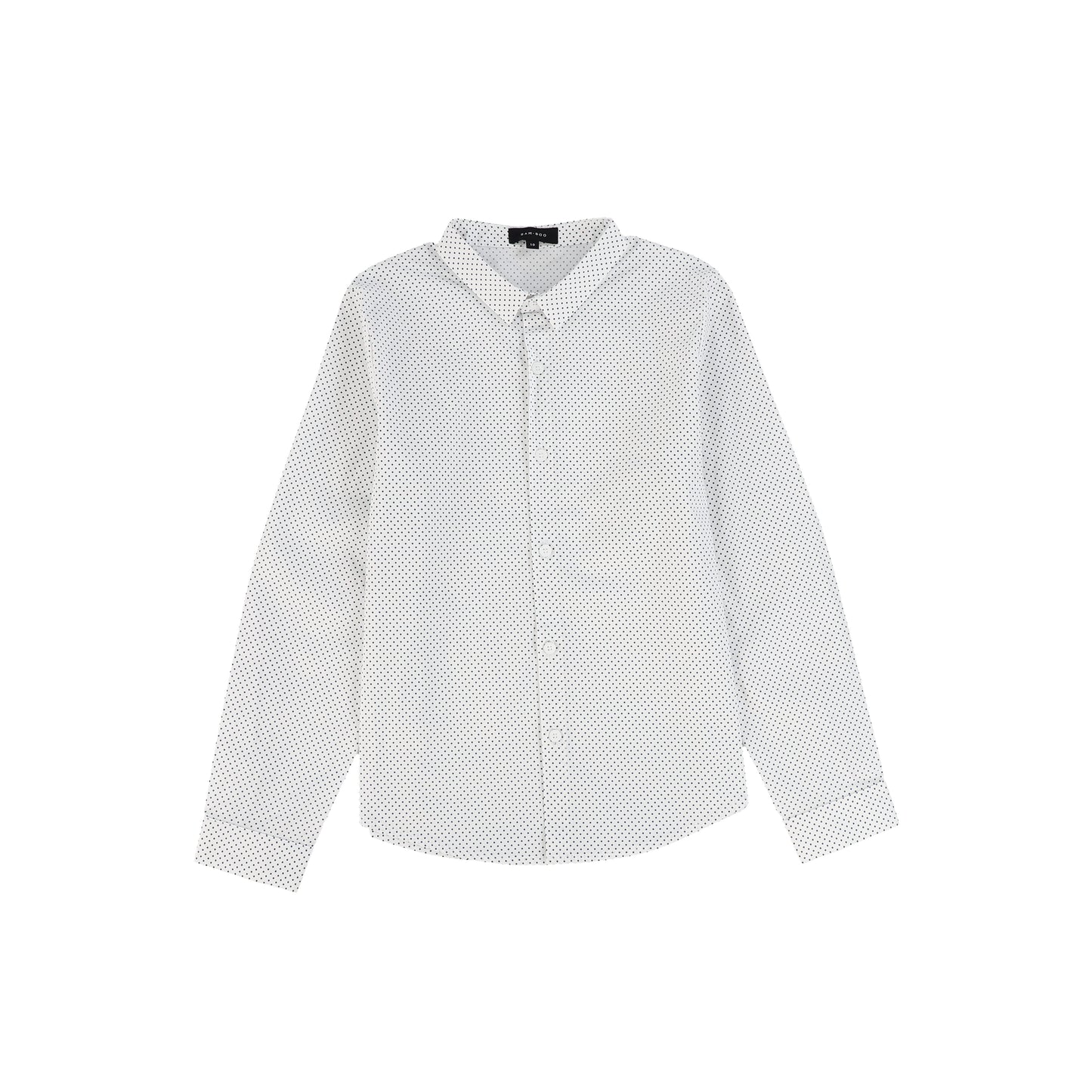 Bamboo White/Blue Collared Shirt [FINAL SALE]