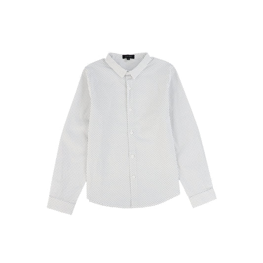 Bamboo White/Blue Collared Shirt [FINAL SALE]