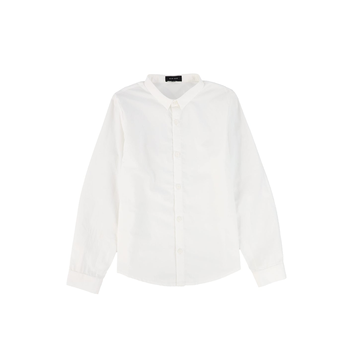 Bamboo White Collared Shirt [FINAL SALE]