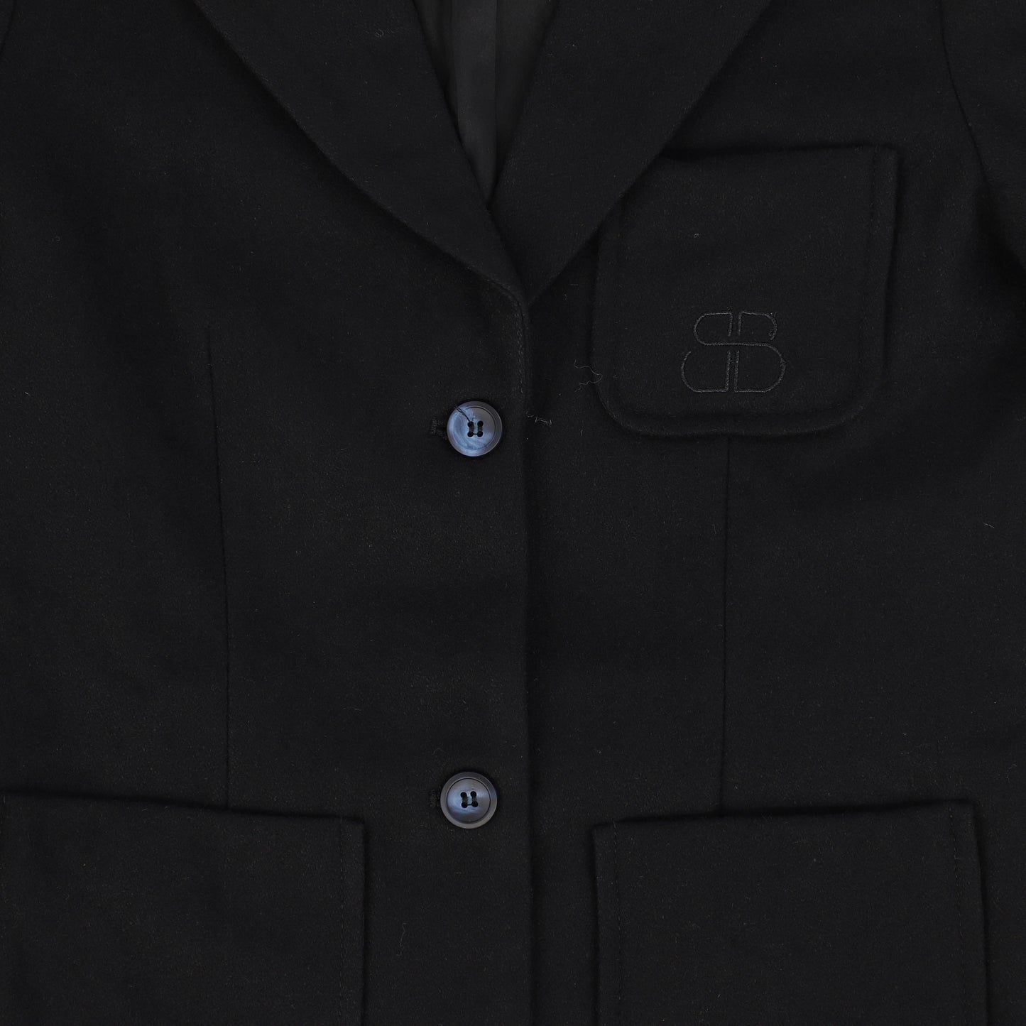 Bamboo Black Pocket Blazer [FINAL SALE]