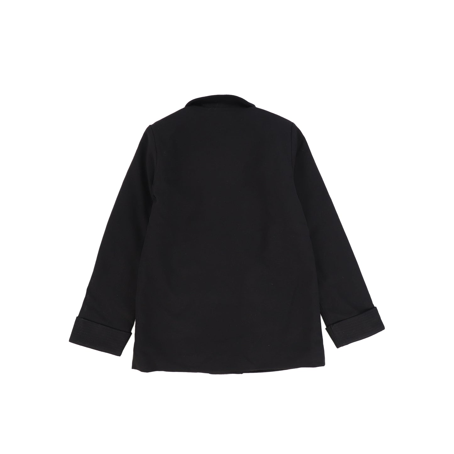 Le Bourdon Black  Double Breasted Collar Coat [FINAL SALE]