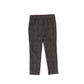 Le Bourdon Plaid Wool Pleat Fitted Pant [FINAL SALE]