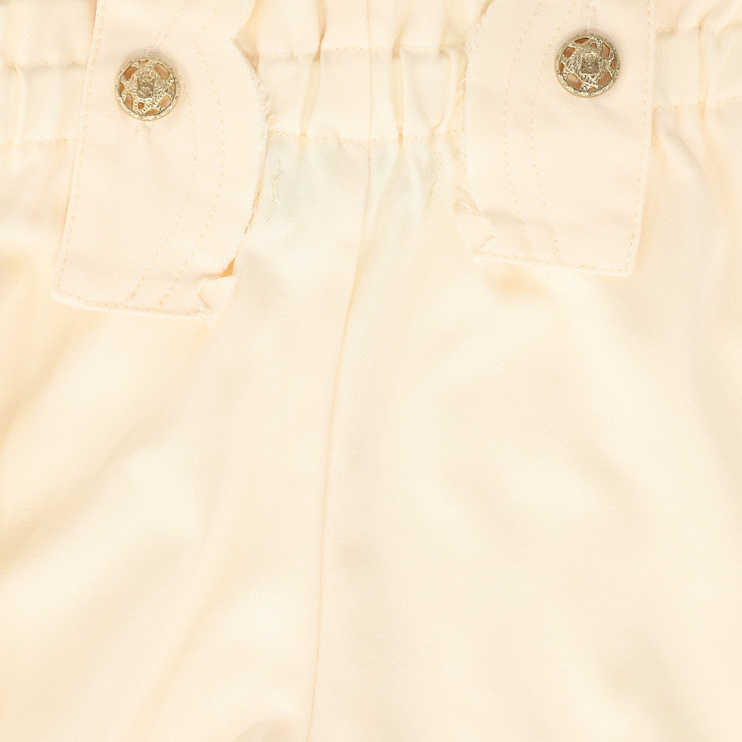 Bace Collection Cream Scallop Overalls [FINAL SALE]