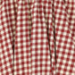 Bace Collection Red Flannel Gingham Waisted Flare Skirt [FINAL SALE]