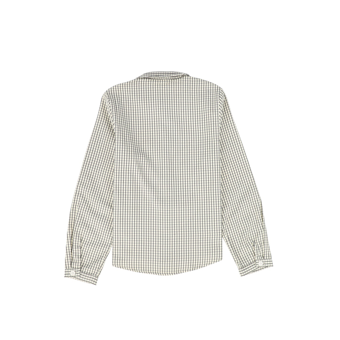 Le Bourdon Black/White Boys Checked Shirt