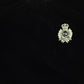 ONE CHILD BLACK VELVET EMBLEM ROMPER