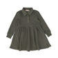 PHIL AND PHOEBE HUNTER GREEN WAISTED COLLAR DRESS