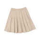 ONE CHILD TAUPE PLEATED SKIRT