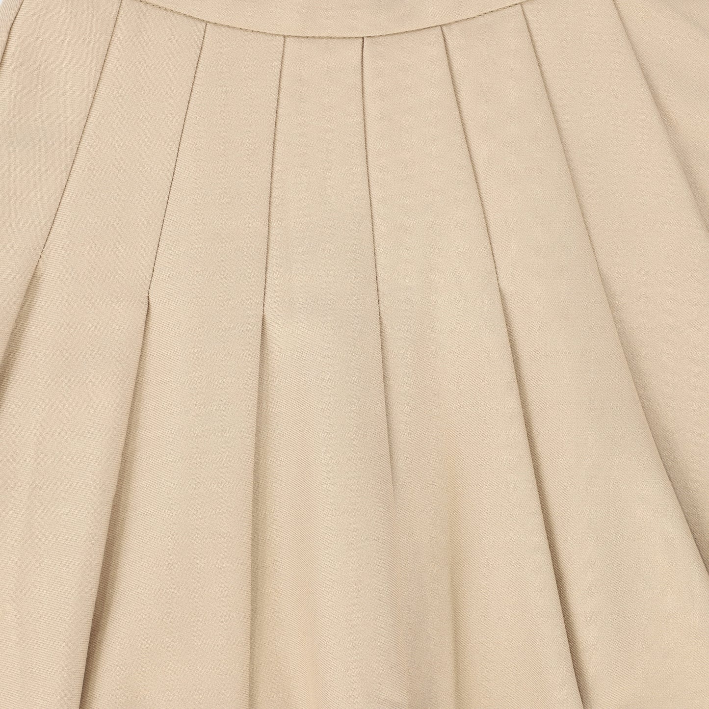 ONE CHILD TAUPE PLEATED SKIRT [Final Sale]