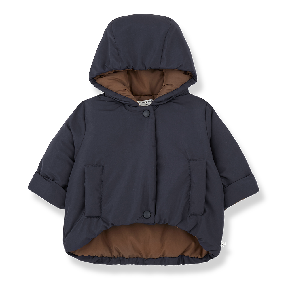1+ IN THE FAMILY NAVY PADDED COAT