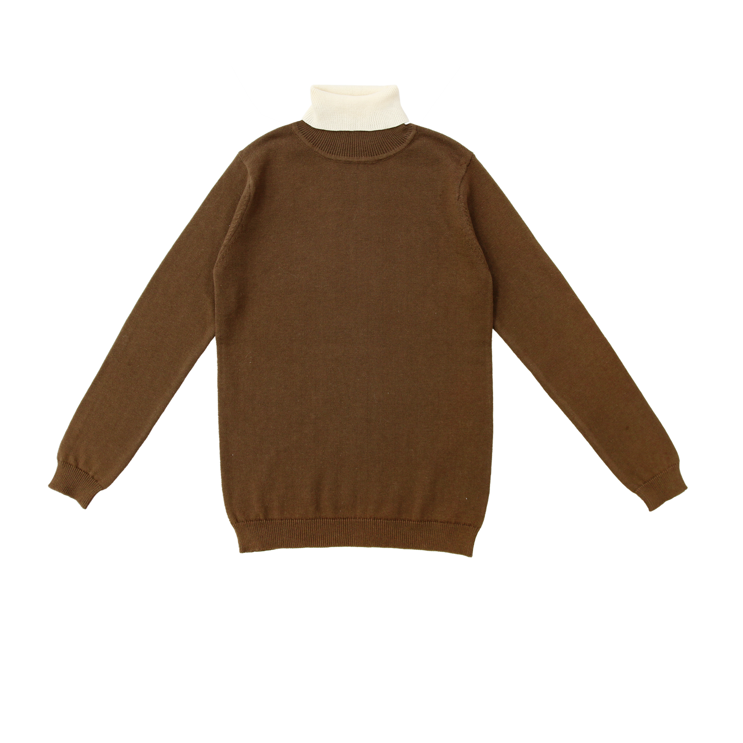 COCO BLANC MOCHA COLORBLOCK TURTLE NECK