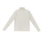 COCO BLANC CREAM RIBBED TURTLE NECK