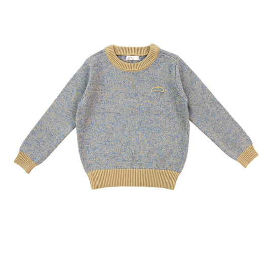 COCO BLANC TAUPE SPECKLED SWEATER