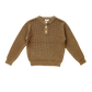 COCO BLANC TAUPE GRAPHIC CHUNKY KNIT SWEATER