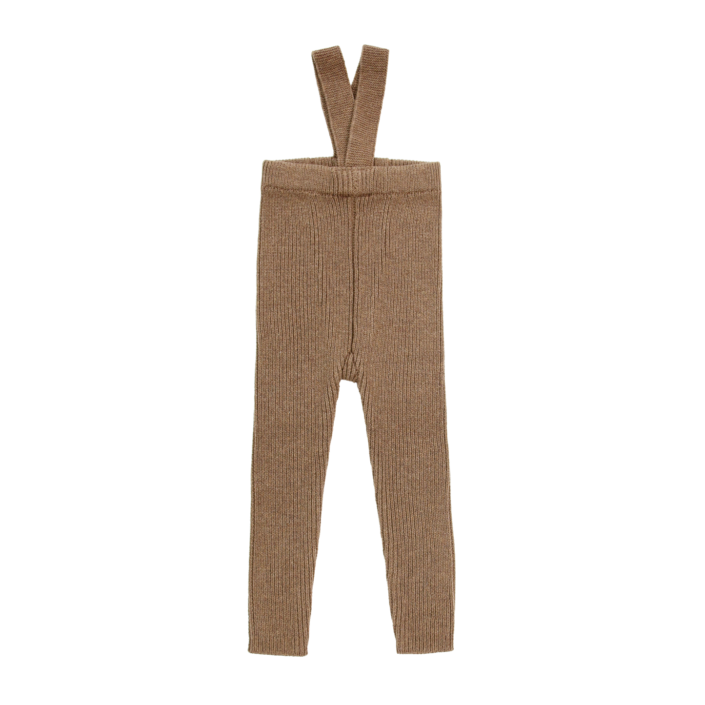 COCO BLANC MOCHA KNIT SUSPENDER LEGGINGS