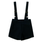 COCO BLANC NAVY SUSUPENDER SHORTS