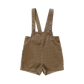 COCO BLANC MOCHA CORDUROY OVERALLS