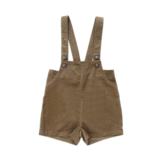 COCO BLANC MOCHA CORDUROY OVERALLS