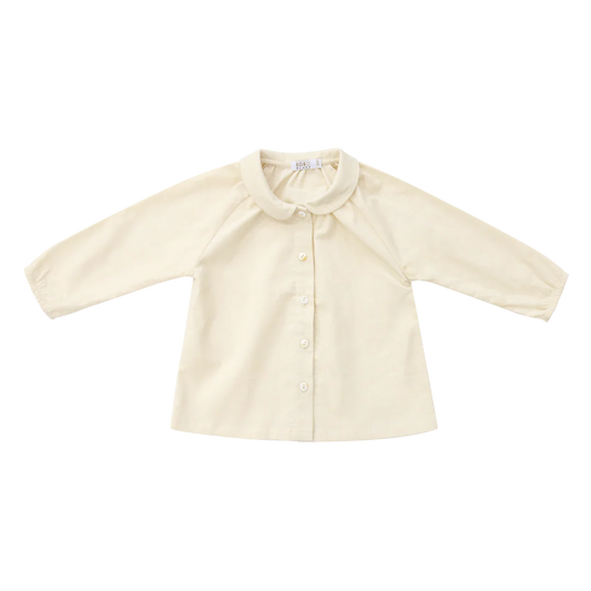 COCO BLANC CREAM CORDUROY BLOUSE