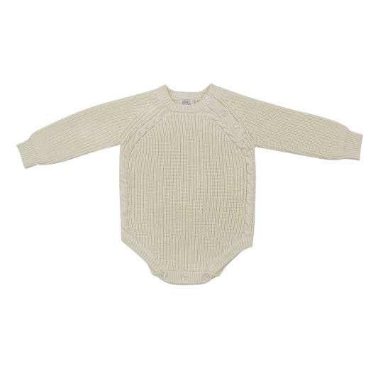COCO BLANC ECRU BABY CHUNKY ROMPER