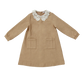 COCO BLANC CAMEL LACE COLLAR DRESS