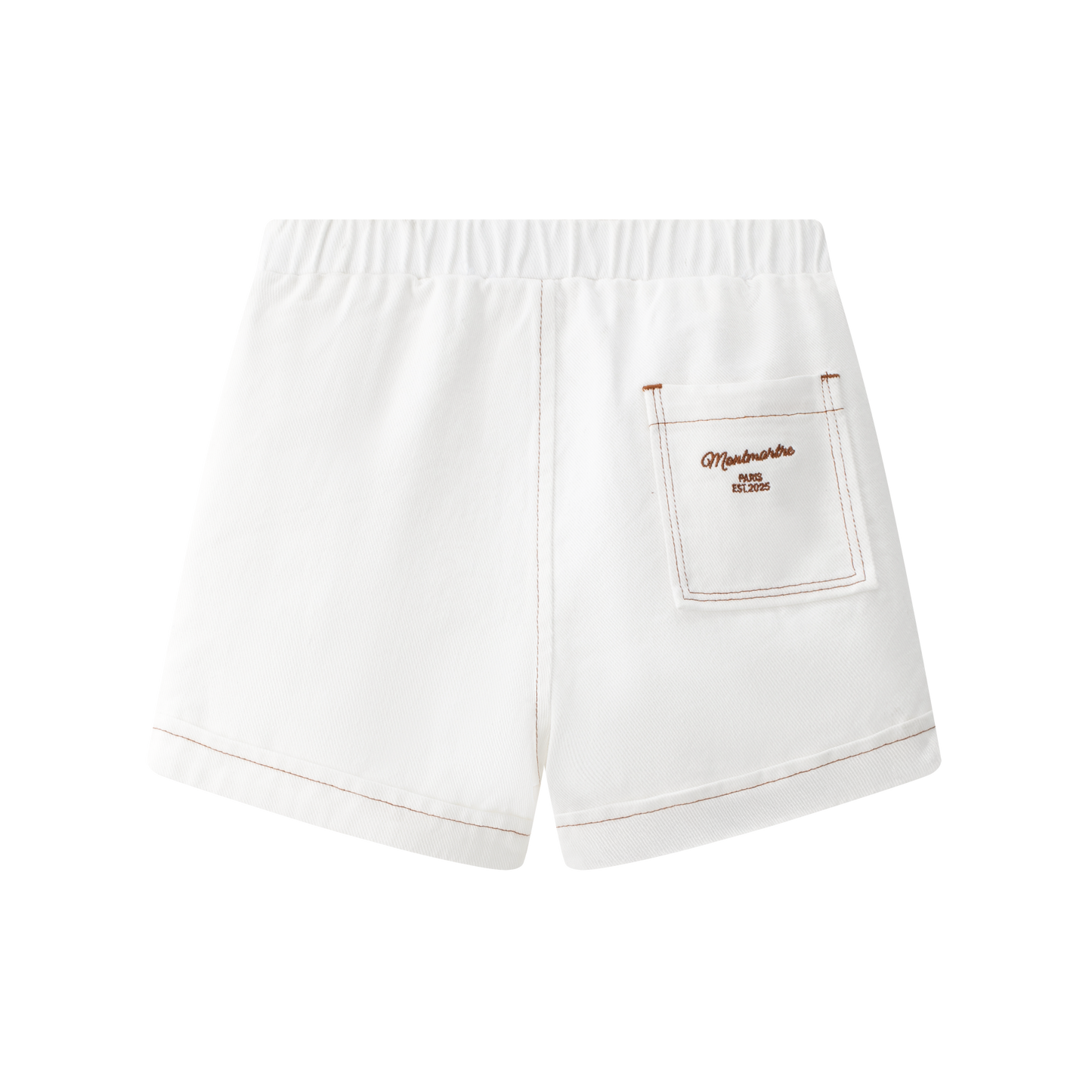 COCO BLANC WHITE DENIM SHORTS