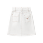 COCO BLANC WHITE DENIM POCKET SKIRT