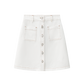 COCO BLANC WHITE DENIM POCKET SKIRT