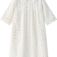 COCO BLANC IVORY GAUZE CHERRY PRINT COLLAR DRESS [FINAL SALE]