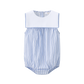 COCO BLANC BLUE STRIPED BIB ROMPER