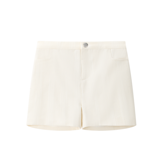 COCO BLANC CREAM SHORTS