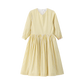 COCO BLANC YELLOW STRIPE WAIST DRESS