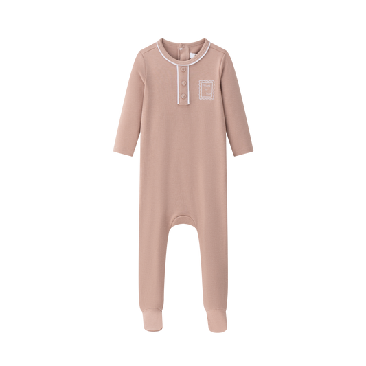 COCO BLANC PINK HENLEY FOOTIE
