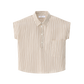 COCO BLANC TAN STRIPED COLLAR SHIRT