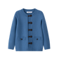 COCO BLANC MUTED BLUE TOGGLE POCKET CARDIGAN