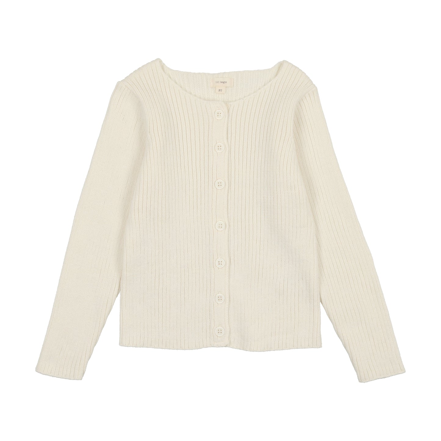 LIL LEGS CREAM CLASSIC CARDIGAN [FINAL SALE]