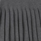 BAMBOO CHARCOAL KNIT DROP PLEAT SKIRT