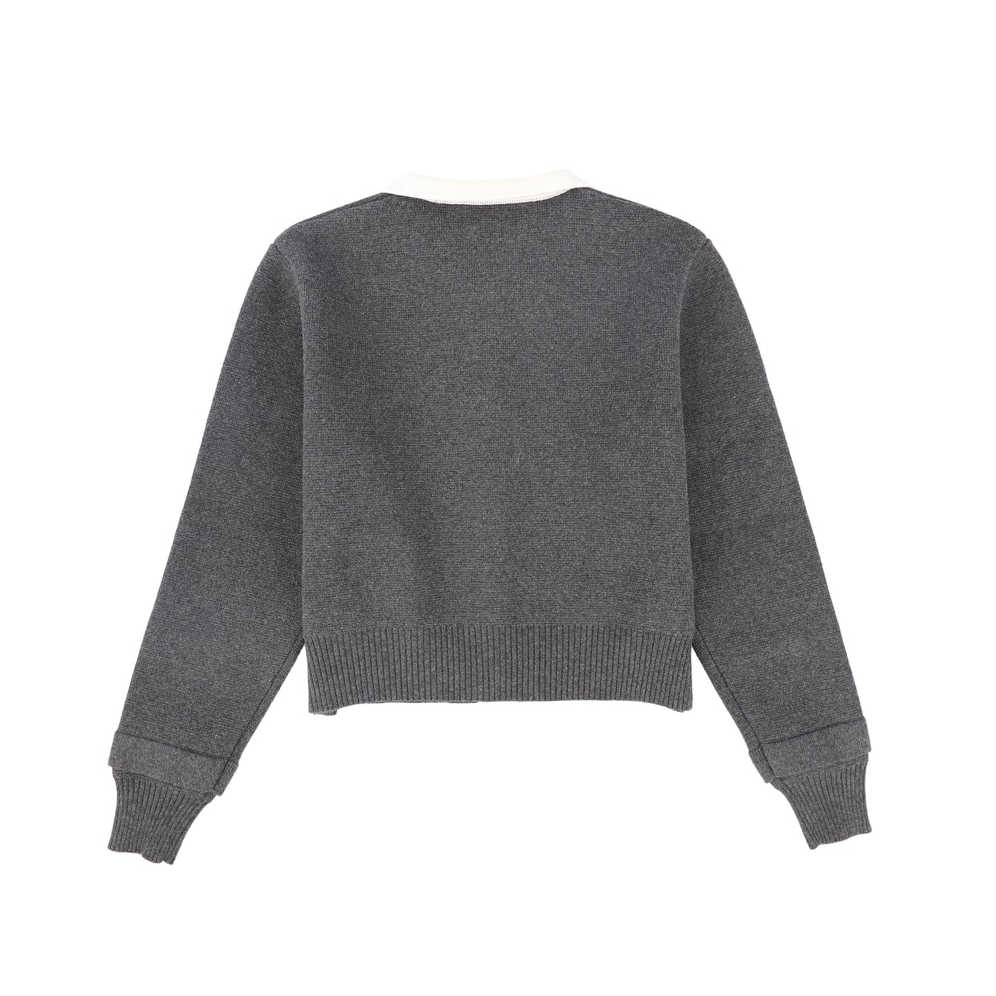 BAMBOO CHARCOAL KNIT BUTTONED BLAZER