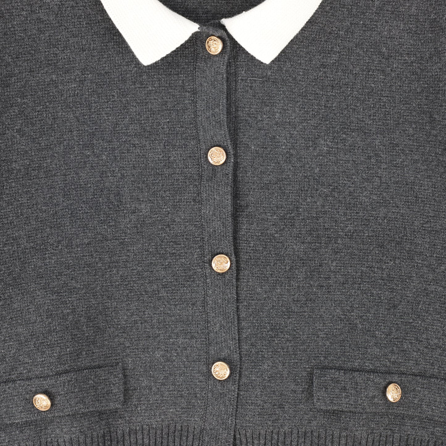 BAMBOO CHARCOAL KNIT BUTTONED BLAZER