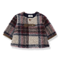 1+ IN THE FAMILY BLUE PLAID SHERPA JACKET
