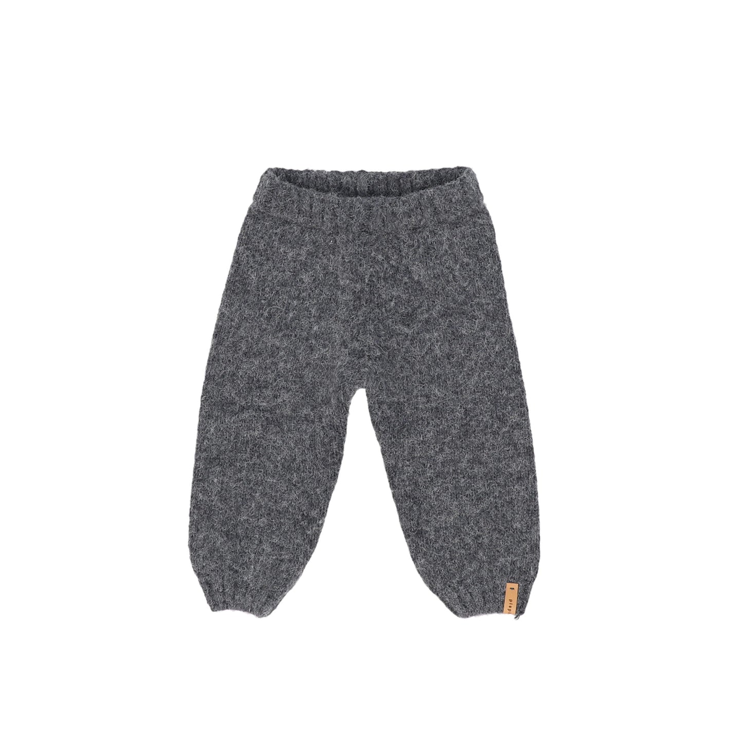 PIUPIUCHICK GREY KNIT PANTS