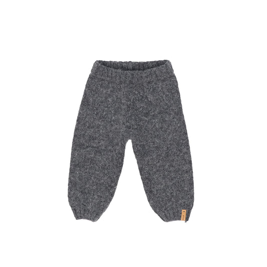 PIUPIUCHICK GREY KNIT PANTS