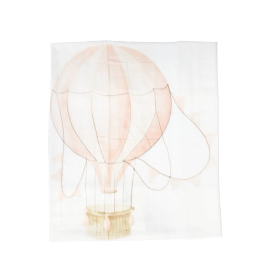 CITRINE WHITE/PINK HOT AIR BALLOON SWADDLE