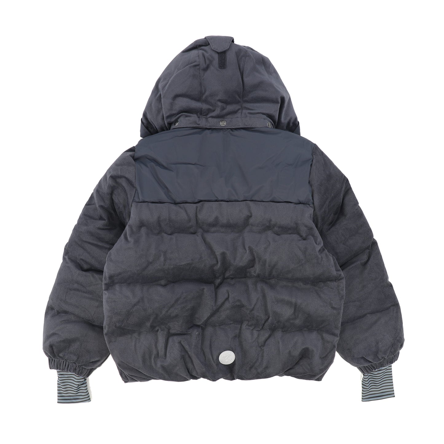 WHEAT NAVY CORDUROY PUFFER COAT